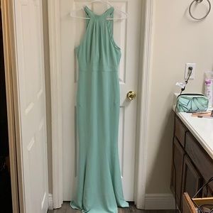 Formal mermaid-style gown